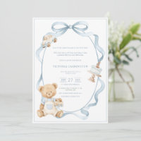 A Little Gentleman Blue Boy Bear Baby