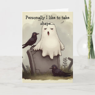 A little ghostly thought card