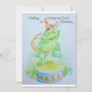 A little girls birthday card