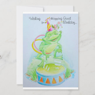 A little girls birthday card