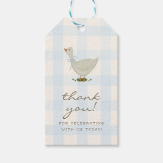 A Little Goose Baby Shower Thank You Favour Tag
