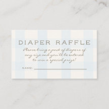 A Little Goose Boy Baby Shower Diaper Raffle