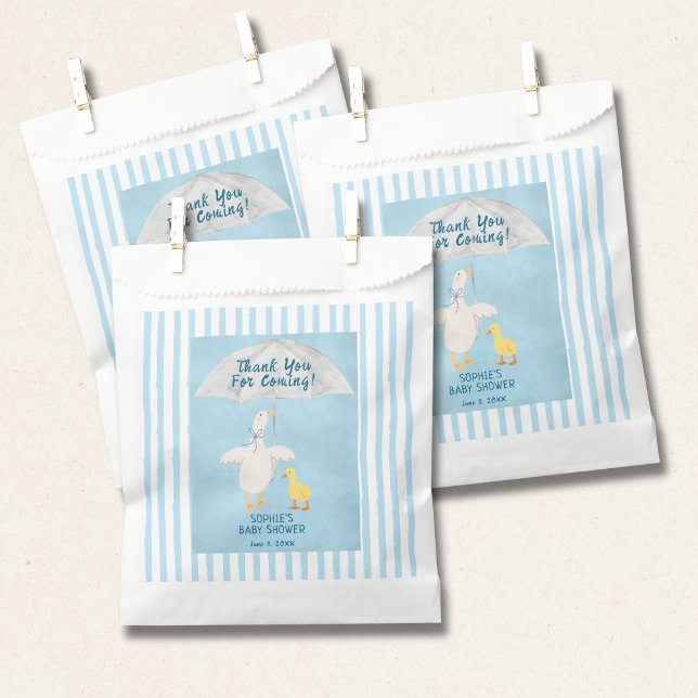 A Little Goose Is On The Way Storybook Baby Shower Favour Bags (Creator Uploaded)