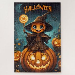 A little Halloween scarecrow Jigsaw Puzzle