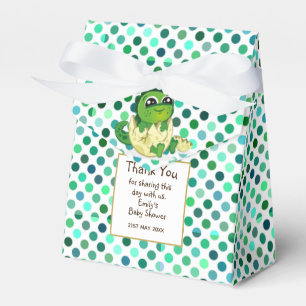 A Little Hatchling DINOSAUR Baby Shower Party Favour Box