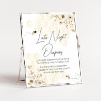 A Little Honey Bee Baby Shower Late Night Diapers