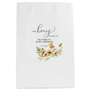A little honey bee Baby Shower Medium Gift Bag