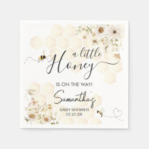 A Little Honey Bee Baby Shower Napkin