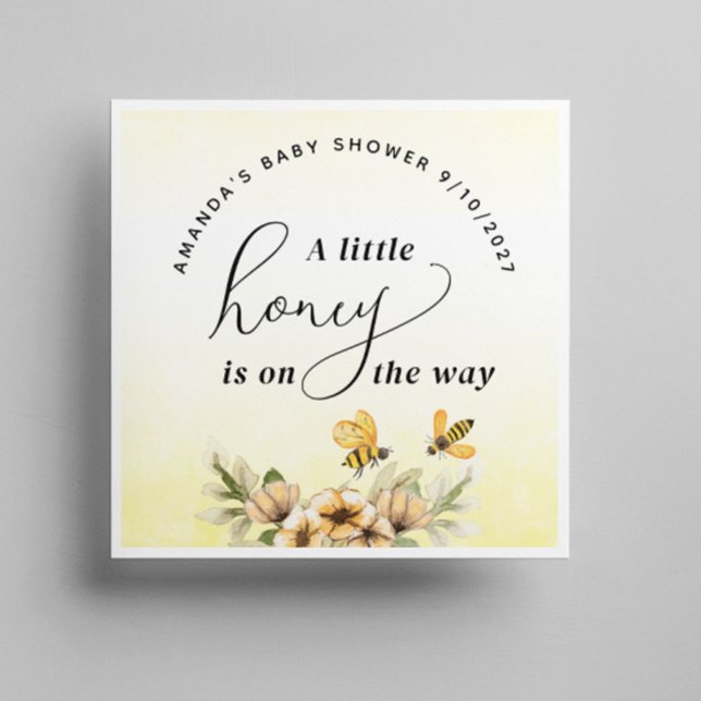  A little honey bee Baby Shower Napkin (Creator Uploaded)