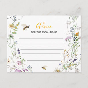 A Little Honey Bee Wildflower Advice For Mum Enclosure Card