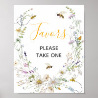 A Little Honey Bee Wildflower Baby Shower Favours