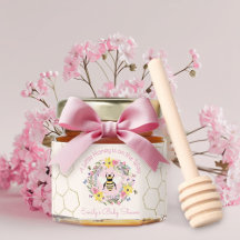 A Little Honey Is On the Way Pink Baby Shower