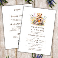 A little Honey On The Way Teddy Bear QR Code