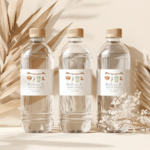 A little hunter is on the way bottle sticker