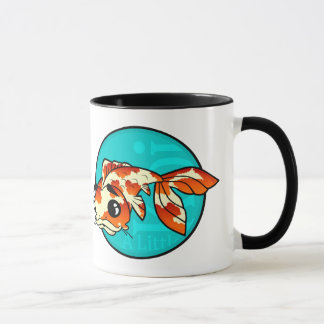 A LITTLE KOI FISH RINGER MUG