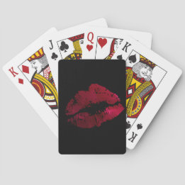 A Little Lip Playing Cards