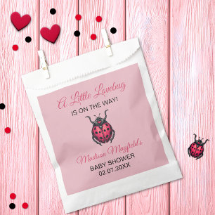 A Little Love Bug Is On The Way Ladybug Favour Bags