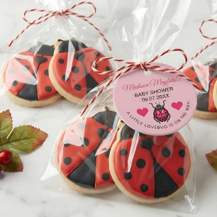 A Little Love Bug Is On The Way Ladybug Favour Tags
