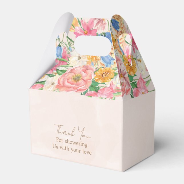 A little love in a jar butterfly baby shower favour box (Front Side)