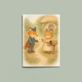 A Little Love Letter – Fox Mail Valentine Card