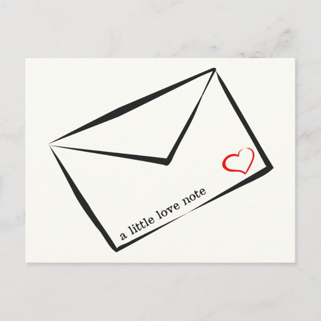 a little love note postcard (Front)