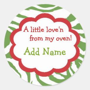 A little love'n Personalised Christmas Stickers
