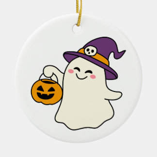 A Little Magic Makes Every Halloween Ceramic Tree Decoration