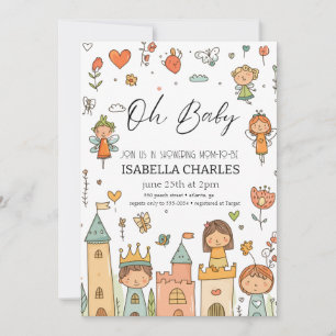 A Little Man Is on His Way Invitation