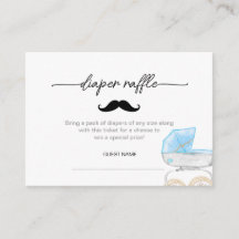 A little man is On the Way Diaper Raffle