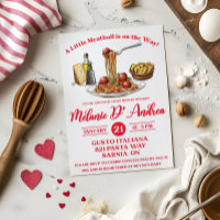 A Little Meatball is on the Way!  Baby Shower