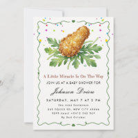 A Little Miracle Is On The Way Baby Shower