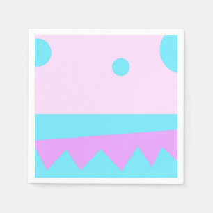 A Little Monster Abstract Graphic Art Paper Napkin
