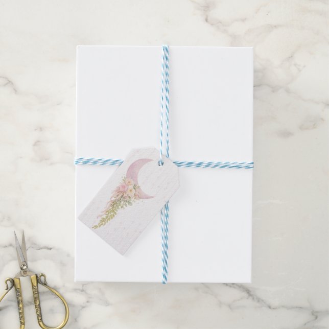A Little Moonlight Thank You Gift Tag (With Twine)