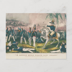A little More Grape Captain Bragg Mexican War Postcard