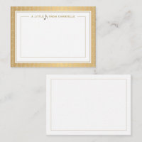 A Little Note Music Note Embossed Treble Clef