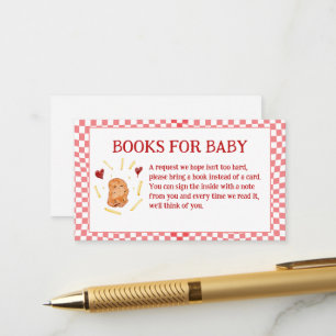 A Little Nugget on the Way Baby Shower Enclosure Card