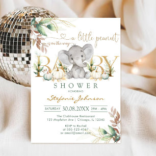 A Little Peanut Baby Shower Invitation