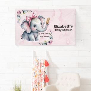 A Little Peanut Is On The Way Welcome  Banner