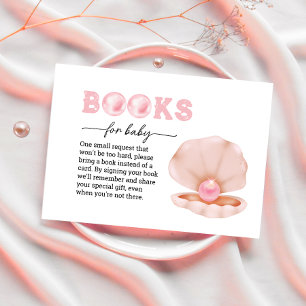 A little pearl is on the way Books for Baby Enclosure Card