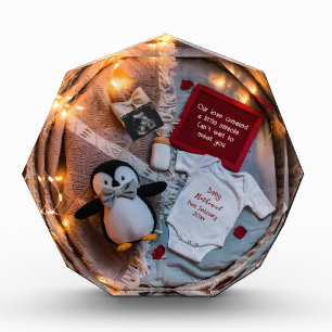 A little penguin love pregnancy announcement  photo block