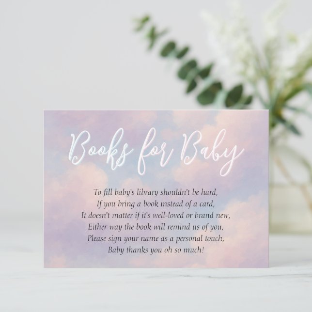 A Little Piece of Heaven Books for Baby   Enclosure Card (Standing Front)