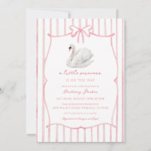 A Little Princess Swan Baby Shower
