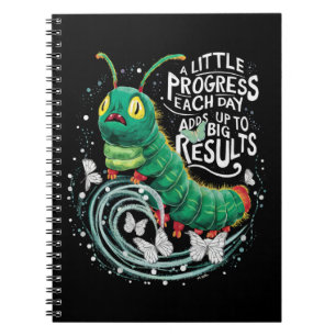 A Little Progress Each Day Hungry Caterpillar  Notebook