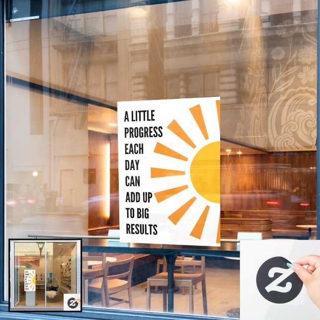 A Little Progress Each Day: Motivational Mental He (A Little Progress Each Day: Motivational Mental Health Window Cling)