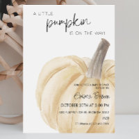 A Little Pumpkin Autumn Fall Baby Shower