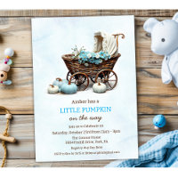 A Little Pumpkin Baby Carriage Baby Shower 