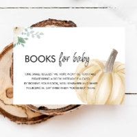 A Little Pumpkin Baby Shower Book Request