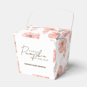 A Little Pumpkin Baby Shower Favor Tag Favour Box