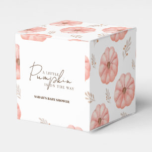 A Little Pumpkin Baby Shower Favor Tag Favour Box