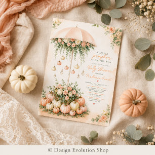 A Little Pumpkin Baby Shower Invitation